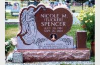 Single Grave Monument for Nicole Spencer 12612